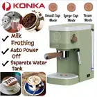 Coffee Machine Espresso Cappuccino Latte Automatic Maker Flat Milk Frother 1.2L