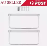 2-Piece Foldable RV Shoe Rack Adjustable Screws Included Strong Compatibility