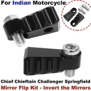 2PCS For Indian Motorcycle Mirror Flip Kit Chief Chieftain Challenger Springfield