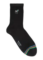 Paul Smith Logo Cotton-blend Socks - Black - One Size ONE SIZE