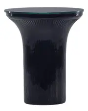 TOV Furniture Cassandra Glass Flared Side Table