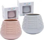 Easytots Dinkycup 2 X 50Ml | Open Re-Balancing Baby Cup | BPA Free Silicone |...