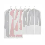 5xDustproof Storage Bag Garment Dress Cover Suit Clothes Coat Jacket Protector