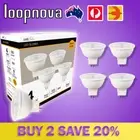 Luce Bella 6W 500lm MR16 GU5.3 Warm White WW 36° 60° LED Globe Downlight 4 Pack