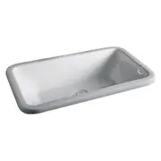 560*325*135mm FIE RAK Chamelion Gloss White Ceramic Rectangle Insert Basin