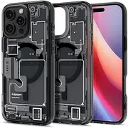[Spigen] Ultra Hybrid Zero One MagFit for iPhone 16 Pro Case, Compatible with MagSafe Magnetic Ring, Air Cushion TPU Bumper Sleek Internal Design Raised Edges Cover - Zero One