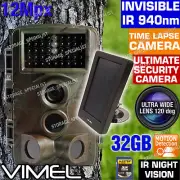 Solar Camera Home Security System Trail Farm Hunting Wireless