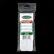 Sullivans Non Roll Ribbed Elastic, 2 Meter Length x 20 mm Width, White