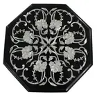 12" mop Side Table Top Antique unique Design Inlay marble Coffee garden Table