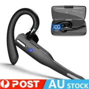 Wireless Bluetooth 5.0 Earpiece Headset Noise Cancelling Earbuds Driving Trucker