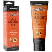 GoodHead Oral Delight Gel - Peach-(1361-09-bx)
