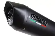 GPR Exhaust Triumph Tiger 955 2002-2006 Homolog Slip-On Furore Nero