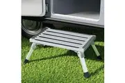 Weisshorn Caravan Step Folding Aluminium Step Ladder Stool