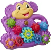 Playskool Stack n Spin Monkey Gears Toy Building Skills Gear Developmental Kids
