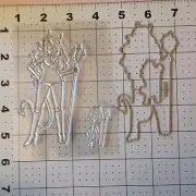 Universal Thin Metal Die Cut Tool Halloween Valentine Devil pitchfork stamp Hot