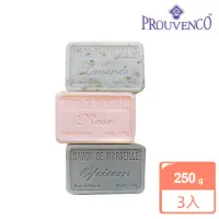 在飛比找momo購物網優惠-【PROUVENCO】法國原裝香水馬賽皂250gx3入(多款