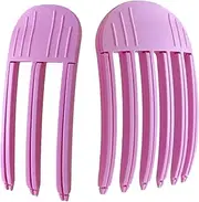 No Trace Hair Clip - High Skull Artifact | 3/6 Teeth High Skull Top Fixed Forehead Hairpin, Volumizing Hair Clips, 2x Naturally Lazy Person No Trace Hair Clip for Increase the Top of the Head