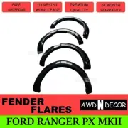 OEM FENDER FLARES SUITS RANGER PX2 2015 - 2018 GLOSS BLACK