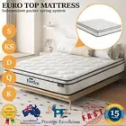 Queen Double King Single Size Mattress Bed Pocket Spring Euro Top Medium Firm AU
