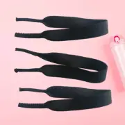 3 Pcs Glasses Strap Bulk Elastic Band for Goggles Black Swimming