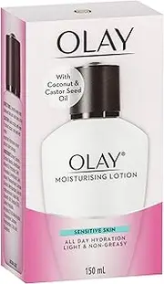 Olay Sensitive Moisturising Lotion, 150 Millilitres
