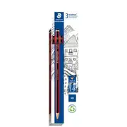 Staedtler Tradition Graphite Pencils HB 3 Pack