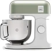 [Kenwood] kMix Stand Mixer for Baking, Stylish Kitchen Mixer with K-beater, Dough Hook and Whisk, 5L Stainless Steel Bowl, Removable Splash Guard, 1000 W, Editions Green