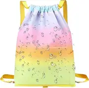 Bag for Beach | Waterproof Pool Tote Bag - Portable Tote Sandproof Foldable Backpack for Gym Sports Casual Water Sports Travel