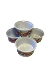 Lobster Themed Ramekin / Butter Bowls 3 1/4'' Melamine Set Of 4