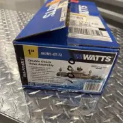 Watts 1” Double Check Valve Assembly 007M1-QT-FZ Backflow Protection Female NPT
