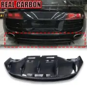 Real Carbon Fiber Rear Bumper Diffuser Lip Body Kit Fit for Audi R8 2-Door 10-15 (for: Audi)