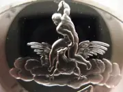 1.3-OZ .925 STERLING SILVER PROOF COIN PHAETHON GENIUS OF MICHELANGELO + GOLD