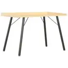 Steel Frame Desk Computer Laptop Workstation Study Writing Table Furniture Oak
