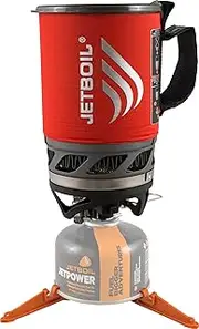 Jetboil MicroMo Camping and Backpacking Stove Cooking System, Tamale Red