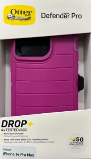 OtterBox Defender Pro Series Case and Holster For iPhone 14 Pro Max-Morning Sky