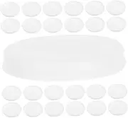 GETAJGHSD 50pcs Round Plastic End Caps for Mailing Tubes Mail Tube Plugs Cardboard Shipping Lids End Caps Protection for Mail