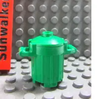 在飛比找蝦皮購物優惠-【積木2010】樂高 LEGO 綠色 垃圾桶 (有蓋) / 