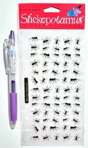 Stickopotamus Ants Stickers Scrapbooking Card Making Embellishment