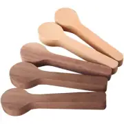 5Pcs Wood Carving Spoon Blank Kit Beech and Walnut Unfinished Wooden Spoon dguix