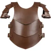 medieval Knightly Leather Armour with Pauldrons LARP cosplay SCA