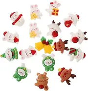 Operitacx 2sets Bunny Resin Charm Hair Accessories DIY Phone Case Rabbit Charms Mixed Style 60pcs*2
