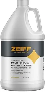 Zeiff Pro-Grade Multi-Purpose Probiotic Enzyme Cleaner - Pet Stain and Odor Remover, Drain Cleaner - Powerful Cleaning & Odor Eliminating Formula For Professional & Home Surfaces - 1 Gallon