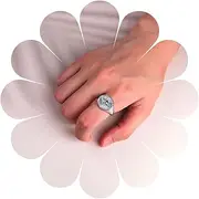 [Inilbran] Boho Evil Eye Ring Vintage Demon Eye Finger Rings Silver Eye Wrap Rings Eye Adjustable Stacking Rings Jewellery for Women and Girls, Zinc