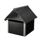 Sandleford Black Seaford Post Mounted Letterbox