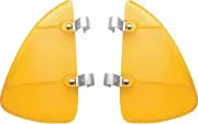 Universal Plastic Vent Window Breezies; Amber