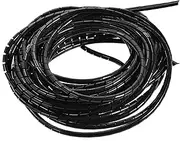 Cable Management Spiral Wrap 10M Black for Home Office PC TV Hide Cable Bind