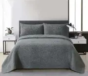 Amaya Stone Wash Bedspread Double Bed