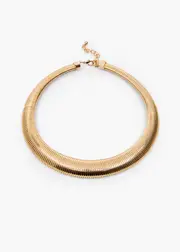[Taking Shape] Taking Shape Choker Necklace in Gold - Women's Accessories Gold