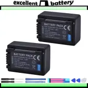 2x Battery Pack For Panasonic VW-VBT190 VW-BC10 VW-BC10K VW-BC10PP VW-PWPK NEW