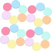 LOPUNER 100pcs Transparent Bingo Chips Counting Tokens for Board Games Math Learning and Poker Night Fun Game Markers for Sorting and Grouping Activities